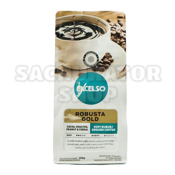 

KOPI BUBUK EXCELSO EXCELCO EXSELSO EXSELCO ROBUSTA GOLD GROUND COFFEE
