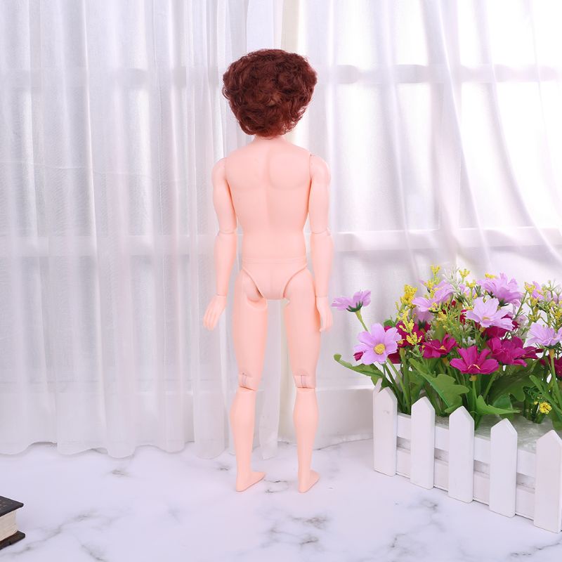 Mary 30cm 12 Moveable Jointed Nude Untuk Boneka Untuk Tubuh Boneka Rambut Coklat Untuk Ken B