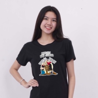 T-shirt lerist / Kaos atasan wanita terbaru Fashion Wanita Lerist kaos Cotton Combed Kaos Tumbrl Ove