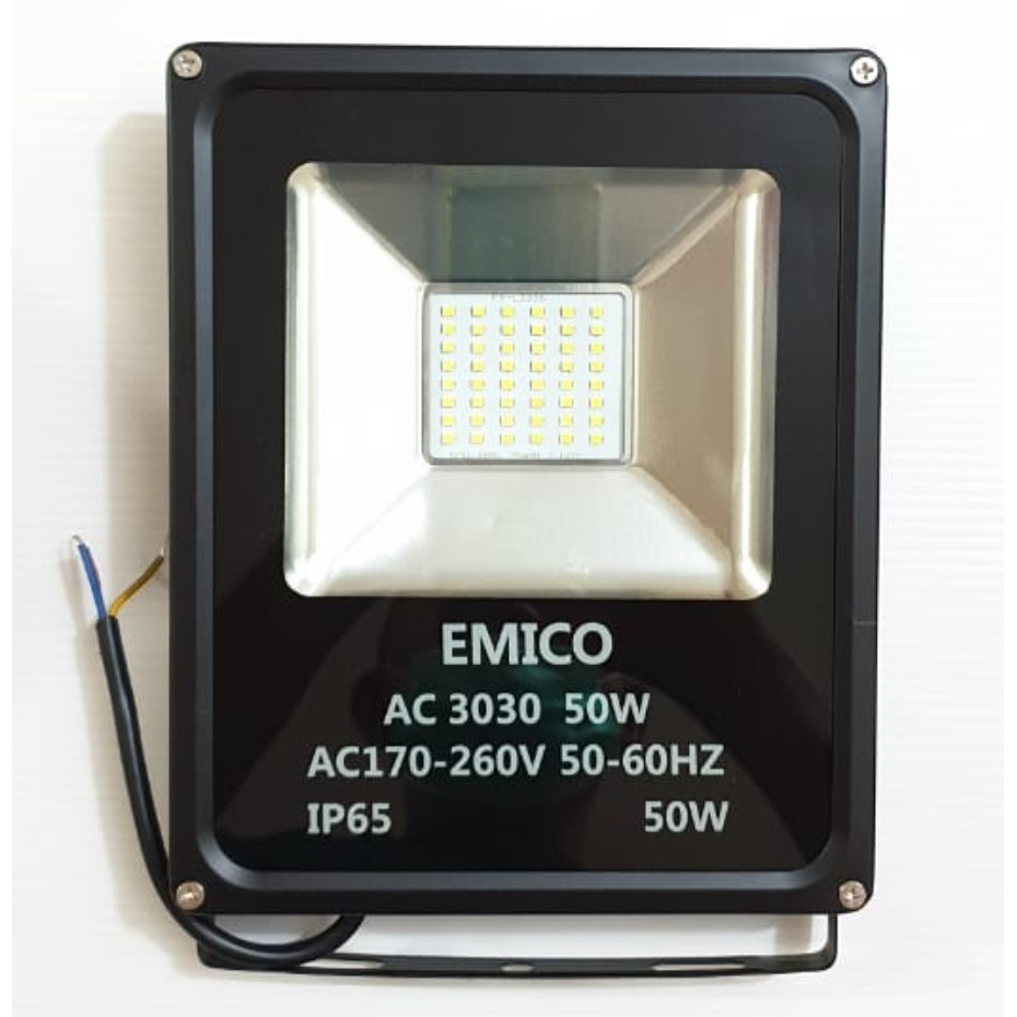 EMC Cahaya Kuning 50 Watt Kap Sorot Led / Tembak / Panggung / Outdoor / Taman / Lapangan