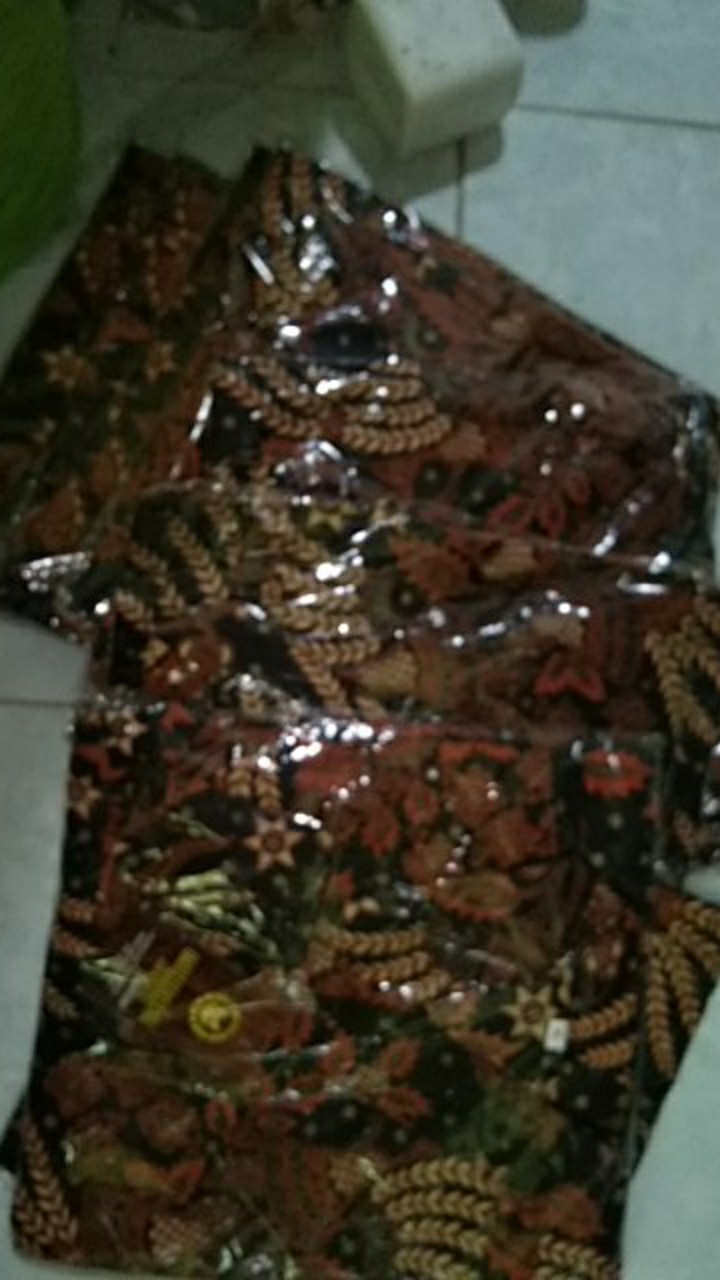 Kemeja Batik Lengan Panjang Motif Manggar