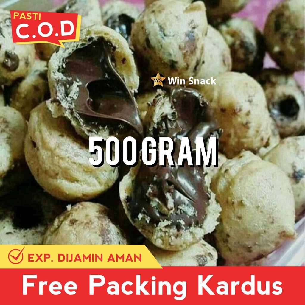 

snack kiloan kue sus coklat 500 gram makanan ringan camilan cemilan jajanan murah