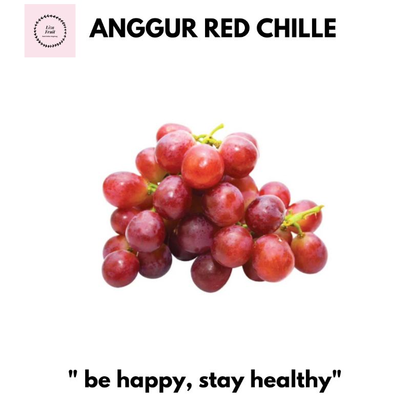 

Anggur Chille | Anggur Red Chile 500gr