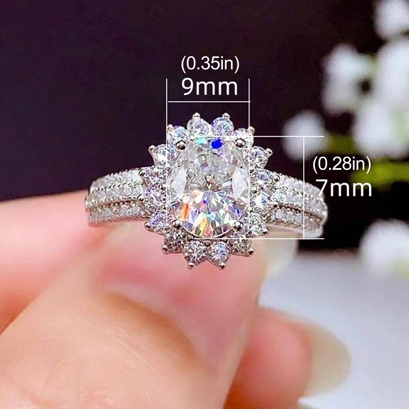 Cincin Wanita Hias Cubic Zirconia Gaya Trendymewah Bling Untuk Pertunanganpernikahanpesta