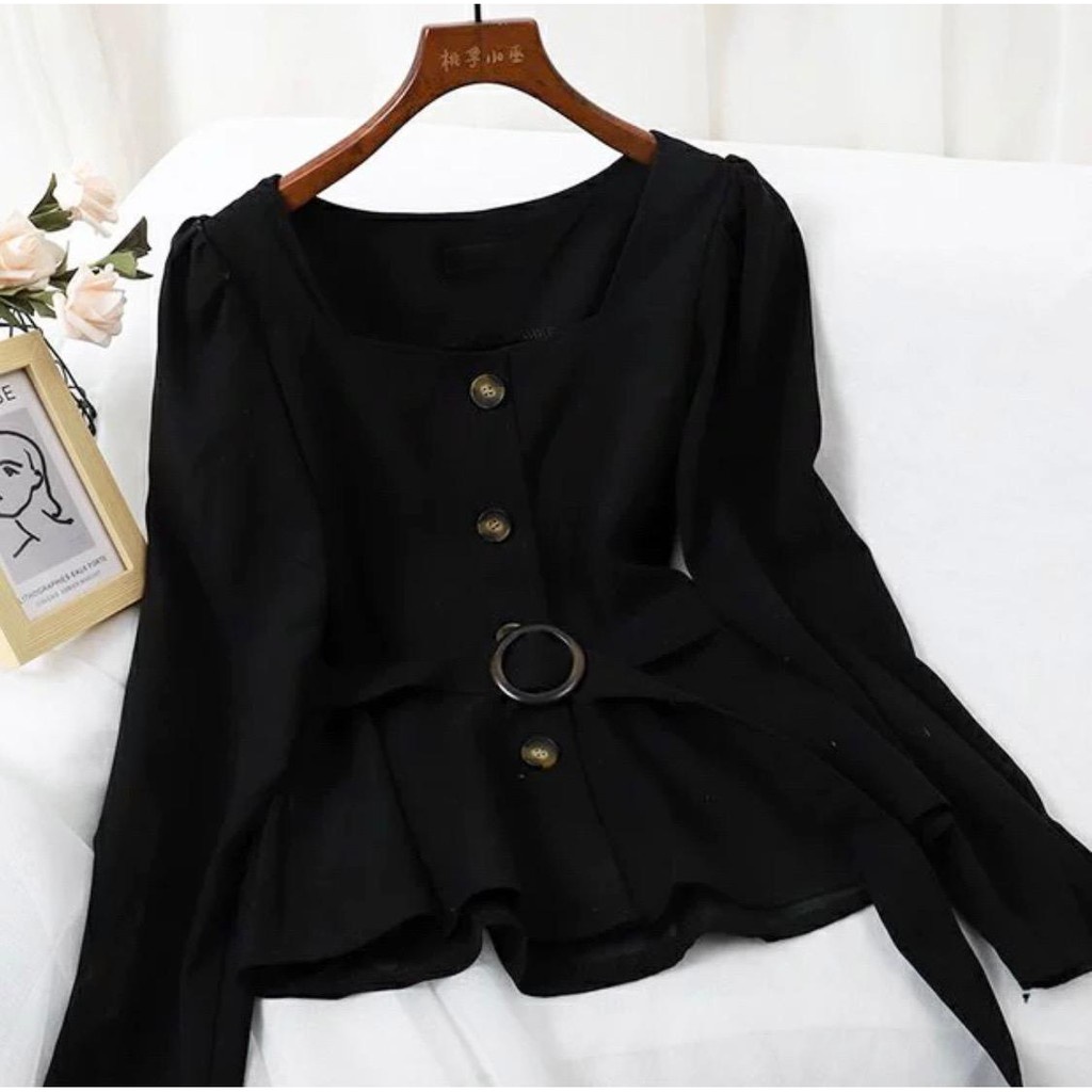BLOUSE PLUMIES / BLOUSE WANITA / BLOUSE KEKINIAN