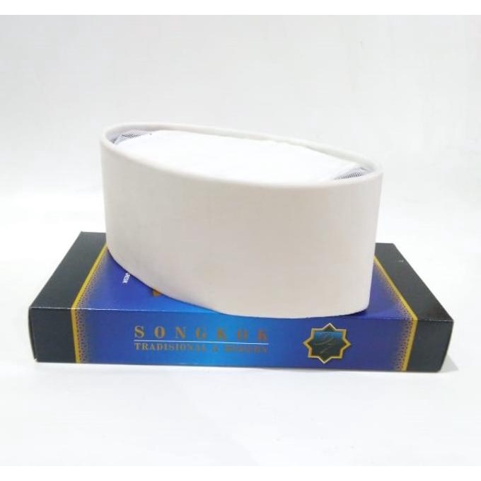 Peci Songkok Putih Kopyah Kopiah Putih Songkok Putih Beludru Halus