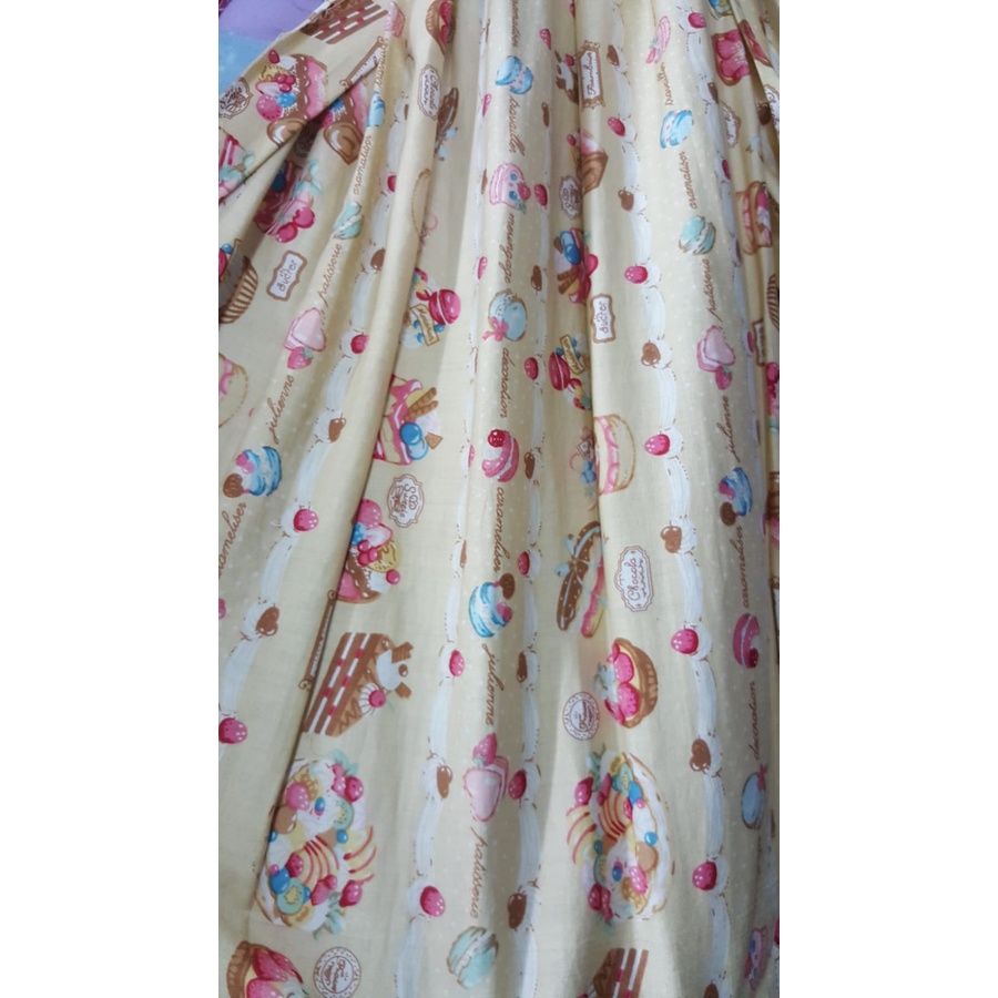 Katun Jepang Motif Anak Cupcake