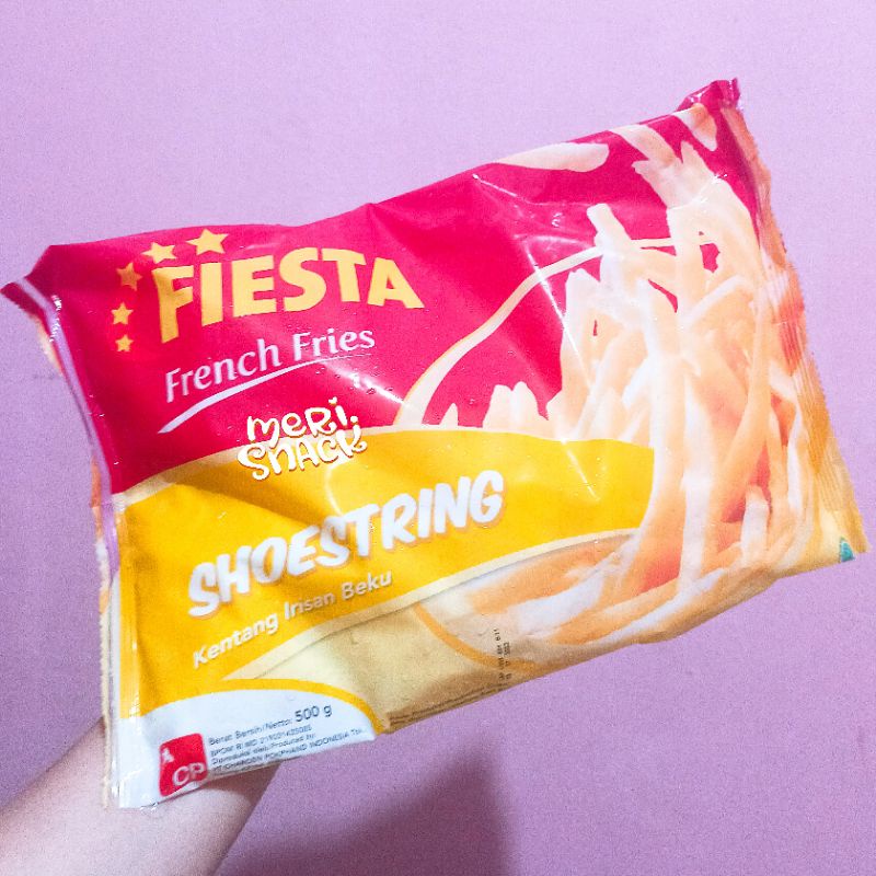 

Fiesta Kentang Shoestring 500gr / Kentang Beku / Kentang Goreng