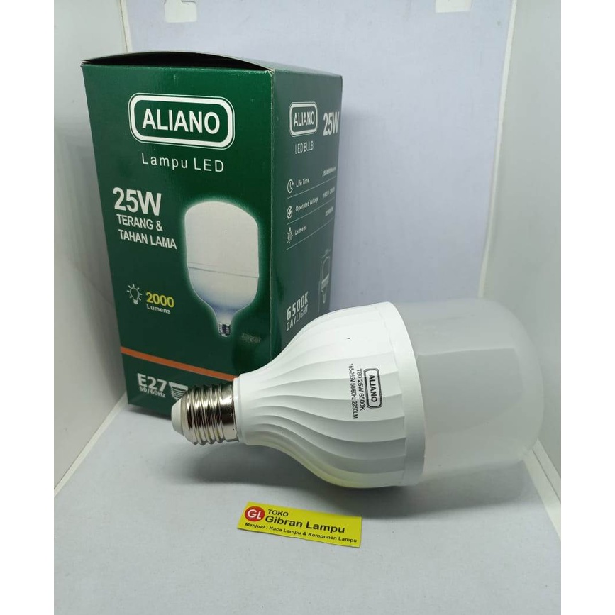 Lampu LED Aliano 25w - Bohlam LED Bulb 25 Watt - Lampu LED Murah Bagus