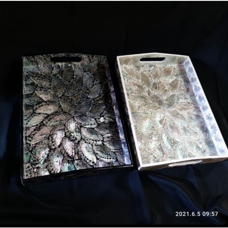 tray kerang / nampan kerang / baki kerang abalone