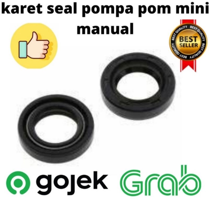 Seal pompa pertamini manual/karet sil pom mini engkol manual