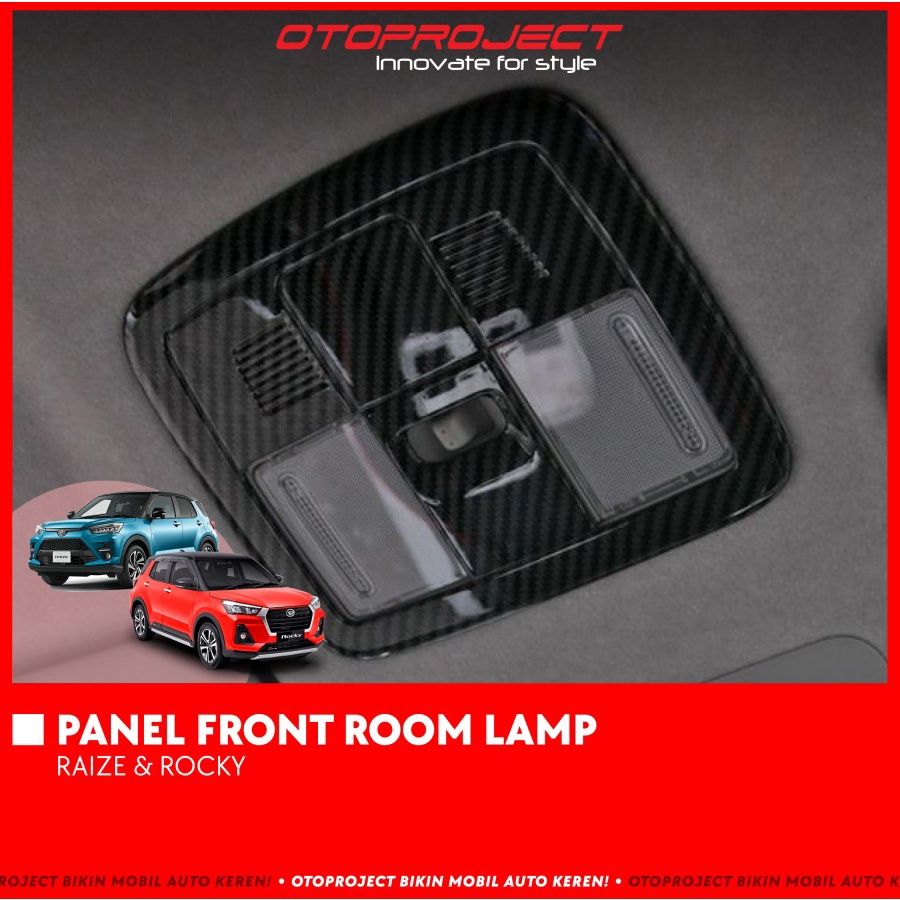 PANEL FRONT ROOM LAMP CARBON RAIZE ROCKY