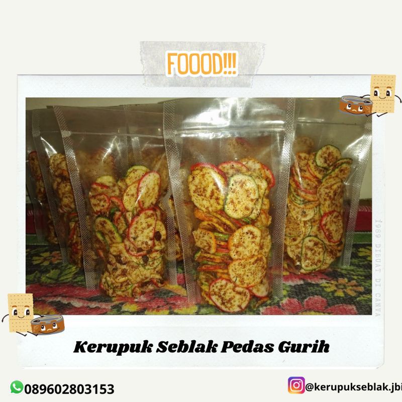 

Kerupuk Seblak Kering Pedas Gurih Nagih