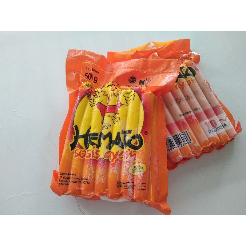 

SOSIS HEMATO AYAM 500GR