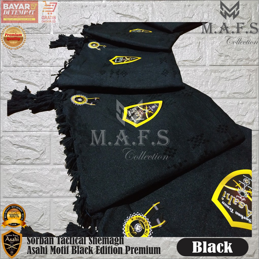 SORBAN TACTICAL SORBAN SHEMAGH ASAHI BLACK EDITION