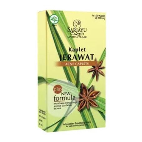 SARIAYU HERBAL Kaplet Susut Perut / Kaplet Wulandari / Kaplet Jerawat  | Sari Ayu Diancagoods