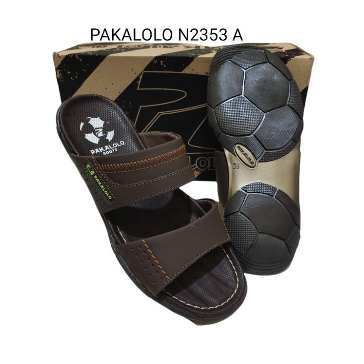 gos PAKALOLO 0933/2353/2321 SENDAL KULIT PRIA ORIGINAL Sandal Pria Pakalolo Sendal Slop Laki-Laki