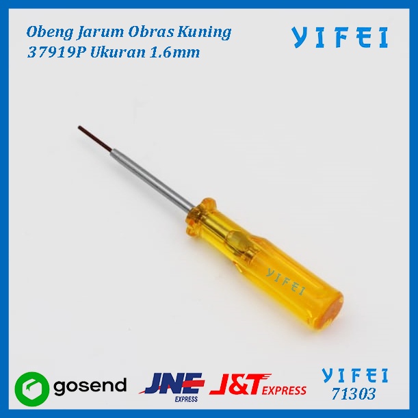 Obeng Jarum Obras L/Obeng L Obras Siruba/Obeng Mesin Obras/Obeng Bulat YIFEI 71303