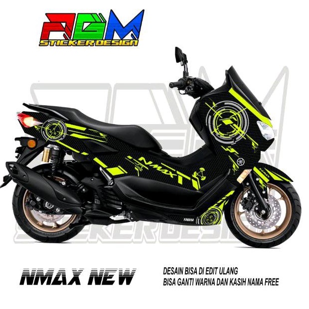 Decal Sticker nmax new Carbon motif / stiker full body nmax new motif 017