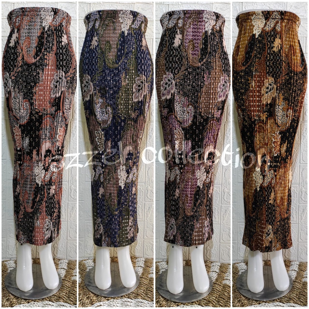 ROK PLISKET JUMBO BATIK / Bawahan kebaya / Rok Batik Jumbo Bahan Sangat tebal