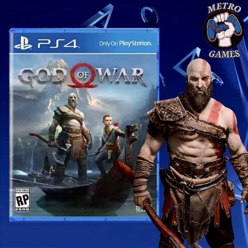 PS4 God of War PS4 Kaset Godofwar Playstation PS 4 5 CD BD Game Games Kratos Atreus Godofwar Gods of Wars GOW Games PS4 PS5 god of war horizon detroit reg 3 region asia ragnarok raknarok rak narok rag ragnrok terbaru baru original asli ori gow 4 5 3