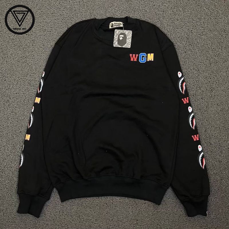 crewneck a bathing ape &amp; crewneck bape