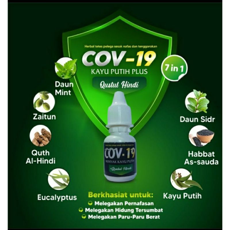 Minyak Kayu Putih Tetes Obat Cov 19 Covid