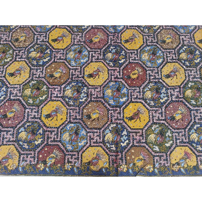batik tulis ciwaringin cirebon motif angkin Swastika ayam