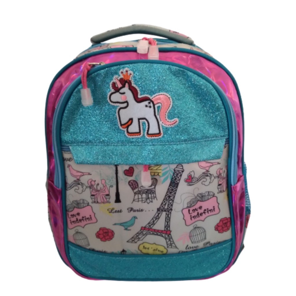TAS RANSEL ANAK PEREMPUAN MURAH / RANSEL SD MOTIF LITTLE PONY GLITTER / BACKPACK FASHION ANAK