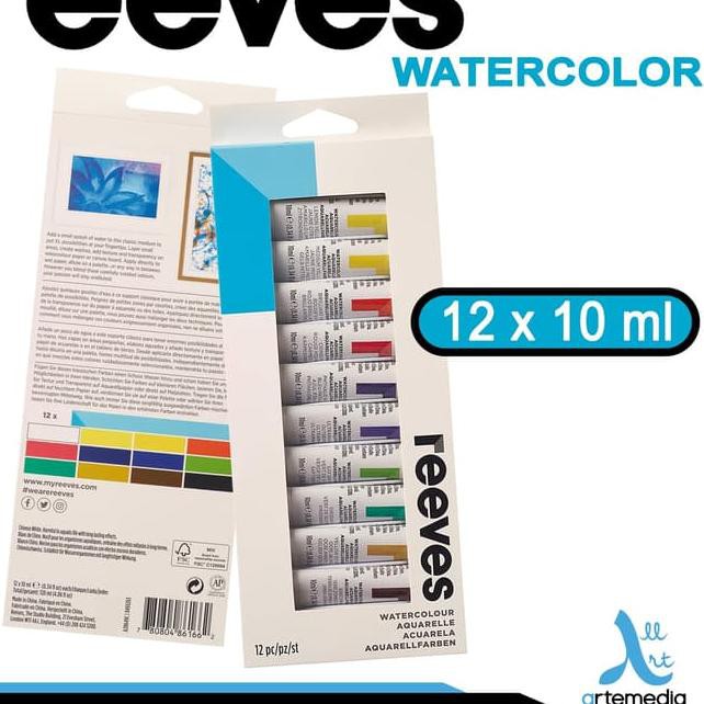  MMN Reeves  12x10ml Water Color Set  Shopee Indonesia