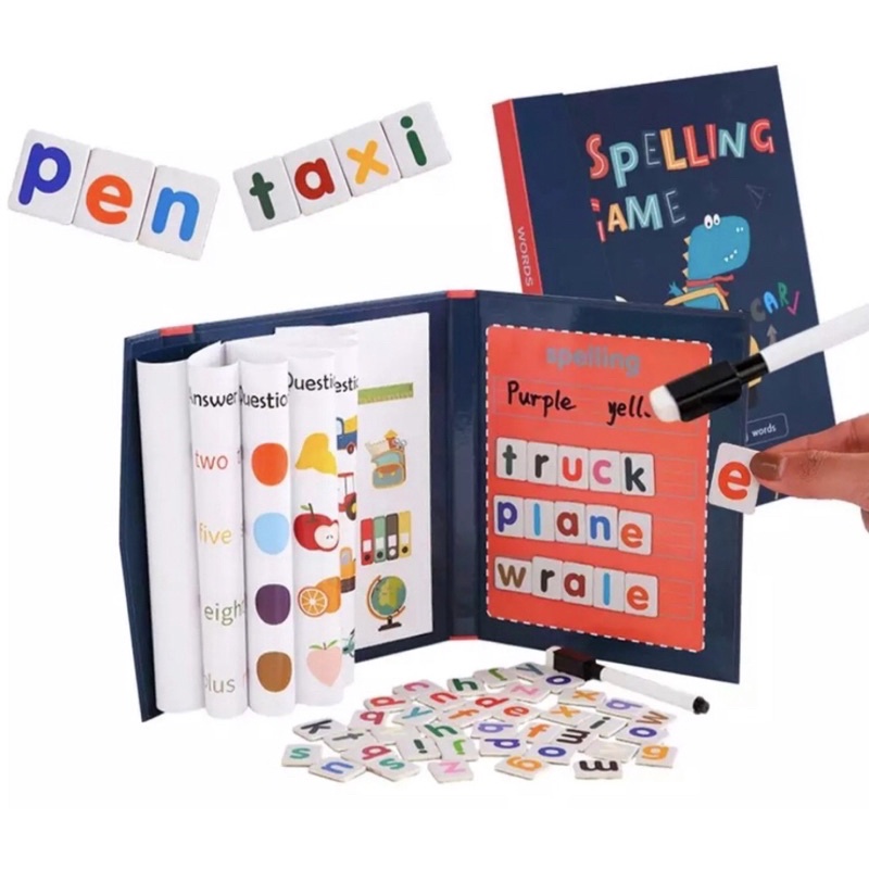 

Spelling Board Book Hard Cover Menyusun Kosakata Buku Belajar Anak Aktivitas Edukasi