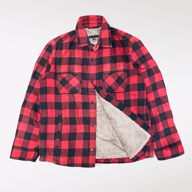 FLANNEL SHERPA UNIQLO SIZE XL SECOND ORIGINAL