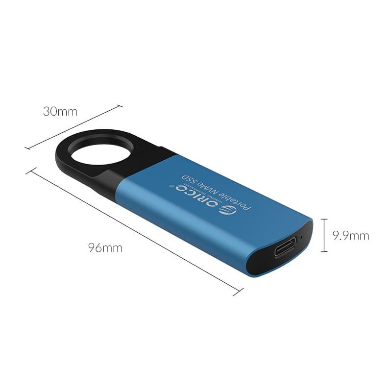 SSD PORTABLE 128GB NVME High Speed Type C 10Gb/s USB 3.1 ORICO GV100