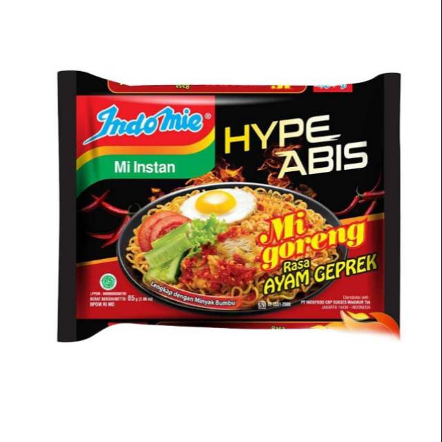 

Indomie Rasa Ayam Geprek Mie Goreng Instan [85 g]