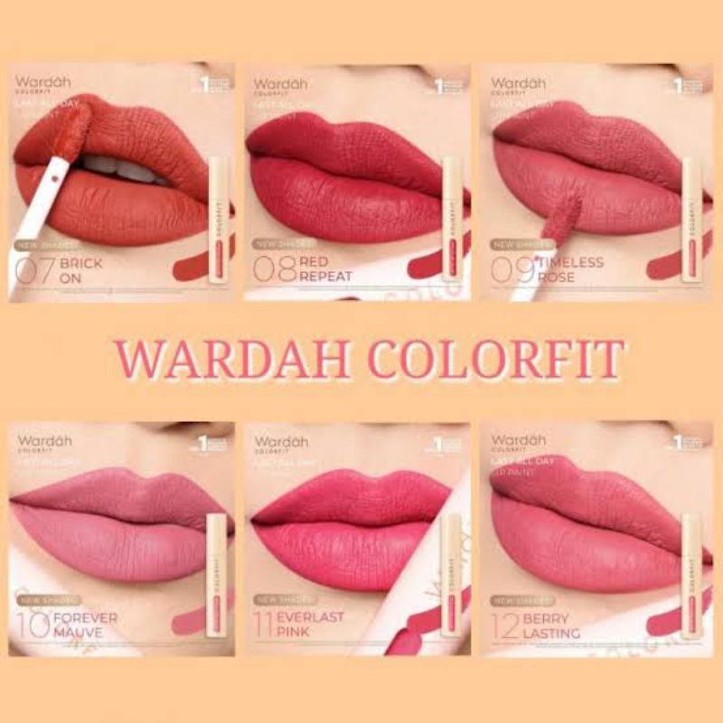 Wardah Colorfit Last All Day Lip Paint