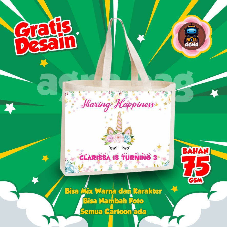 

GOODIE BAG MURAH / TAS ULTAH CUSTOM /TAS ULTAH PROMO/ TAS ULTAH PONYS 3