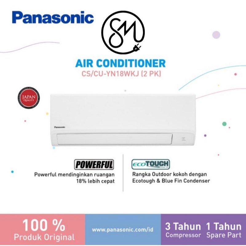AC Panasonic 2 PK CS-YN18WKJ YN18