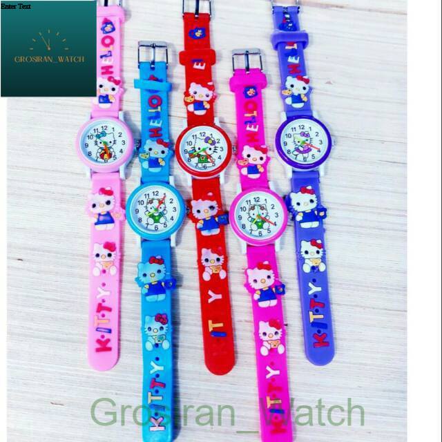 Jam Tangan Fashion Anak Karakter Timbul 3D [G_W]