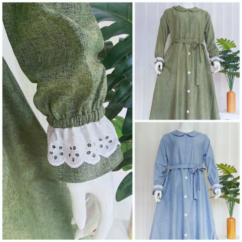 S, M, L, XL, XXL -  Naswa gamis katun MADINAH ORI madina premium | gamis hitam | gamis remaja | gami