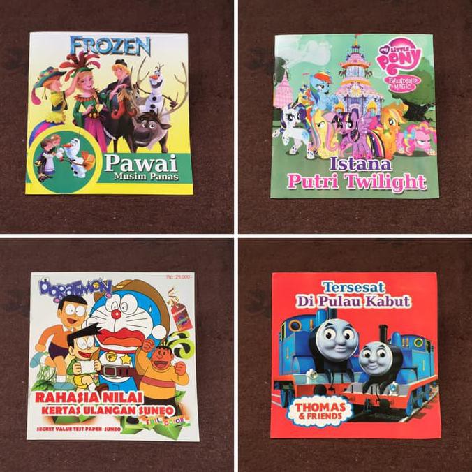 Buku Cerita Anak Gambar Karakter Kartun Berwarna Bergambar Full Color Shopee Indonesia