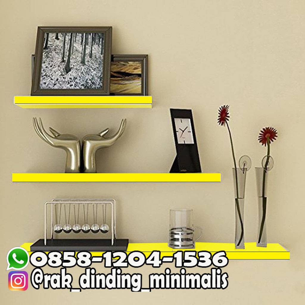 Rak Buku Dinding Minimalis Like Ikea Tempel Gantung Meja Dinding