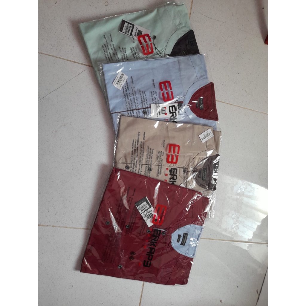 Koko Kurta Erkape Polos Pendek