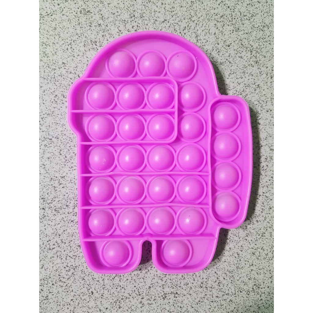 Mainan Anak Pop It Rainbow Lollipop Ice Cream unicorn strobery among as-8