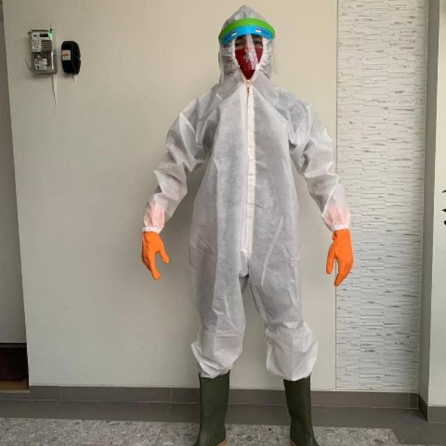 Hazmat Suit APD Warna Putih