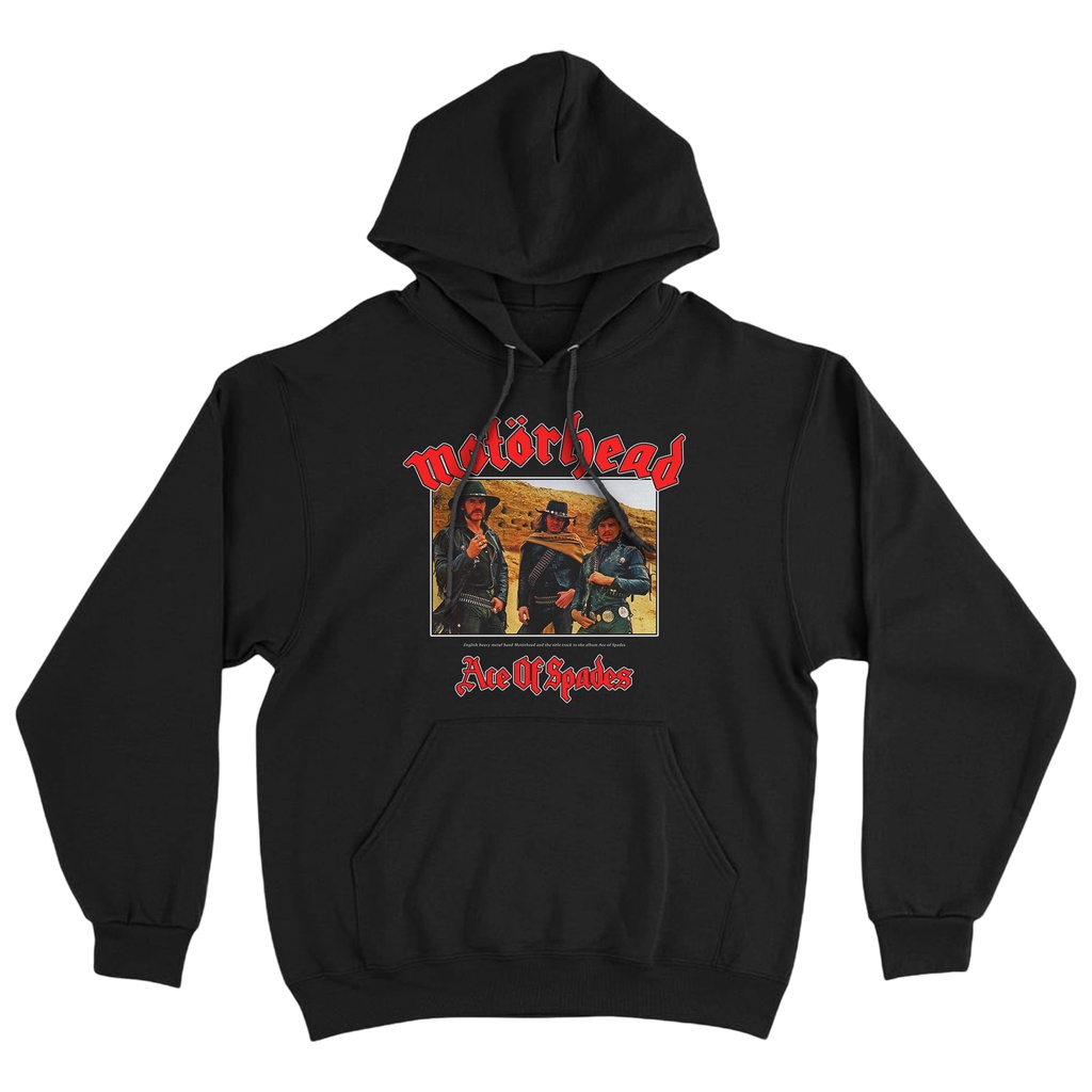 JAKET HOODIE BAND MOTORHEAD / HOODIE MOTORHEAD / JAKET MOTORHEAD / HOODIE HITAM / JAKET HITAM / UNIS