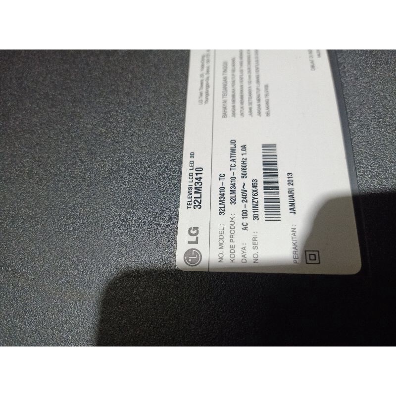 Layar Tv led LG 32LM3410 ORIGINAL