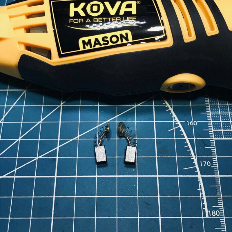 carbon brush mini grinder kova mason / spul gerinda mini / pul spul grinder gerinda bor / karbon bru