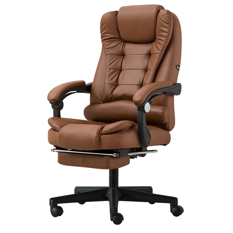 Kursi Kantor /Kursi Direktur/ Kursi Gaming / kursi kerja / kursi staff/ kursi manager / Kursi Santai-Brown nylon