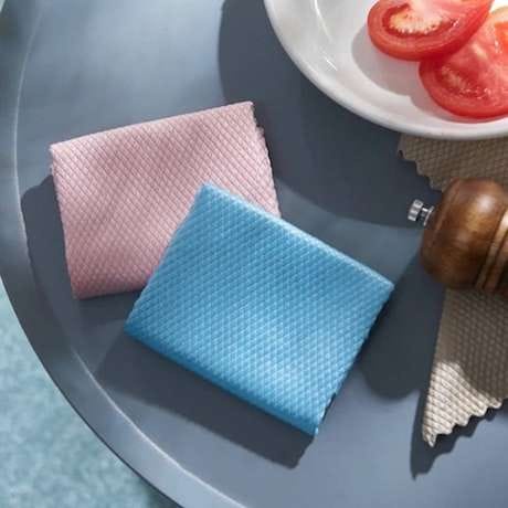 kain lap anti minyak lap meja, lap piring bahan microfiber super serap air isi kain lap dapur kitchen towel lap serbaguna