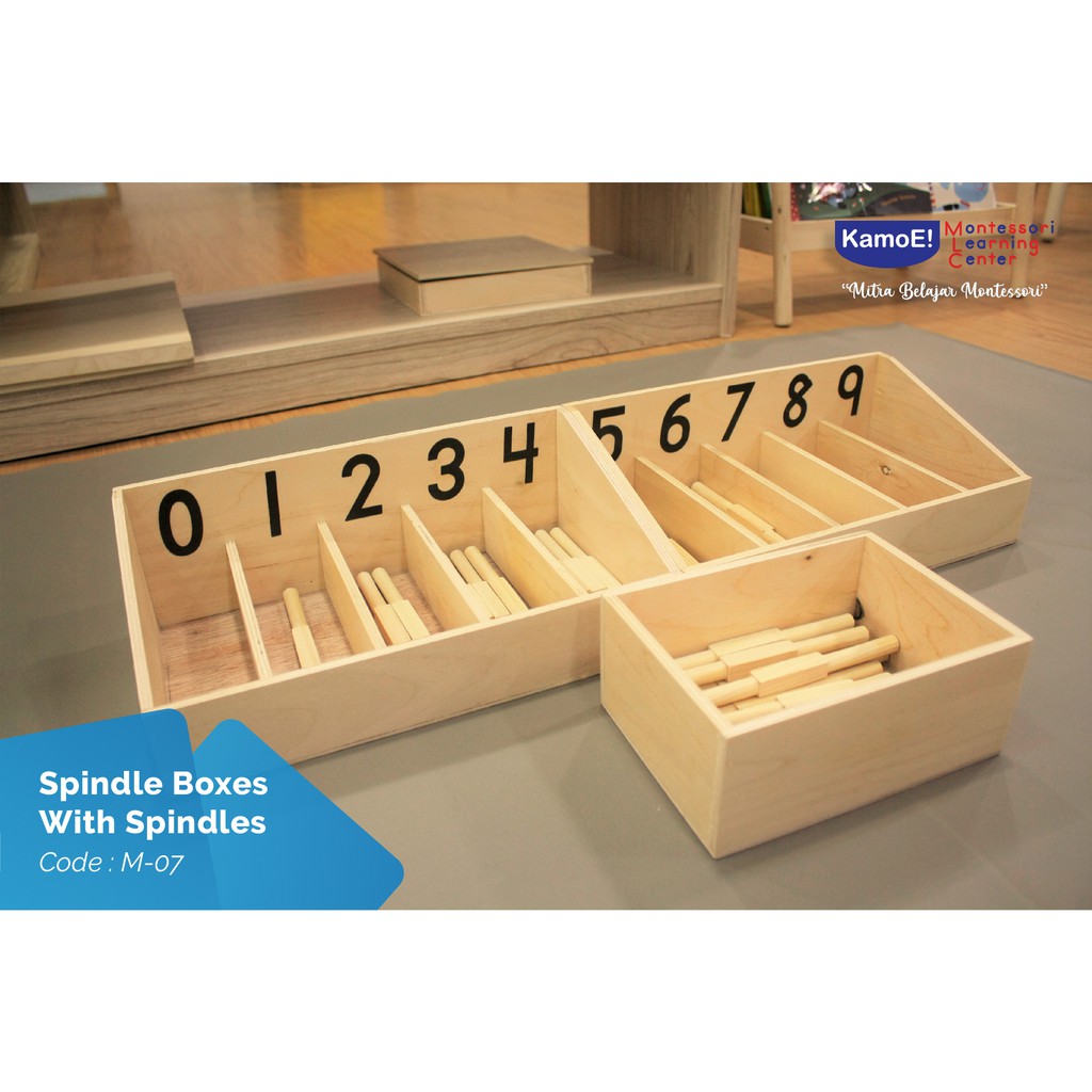 Spindle Box Montessori Material